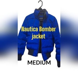 NAUTICA Blue Medium Bomber jacket